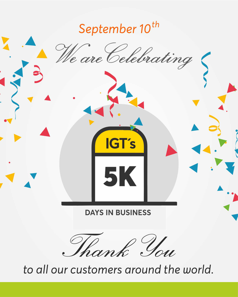 Illustration for article titled Integrated Gas Technologies
Celebrating 5000 Days in Business